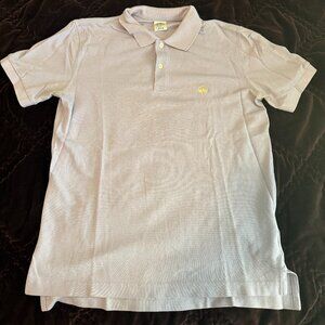 Golden Fleece Brooks Brothers Slim Fit Polo Shirt Purple Cotton Pique
